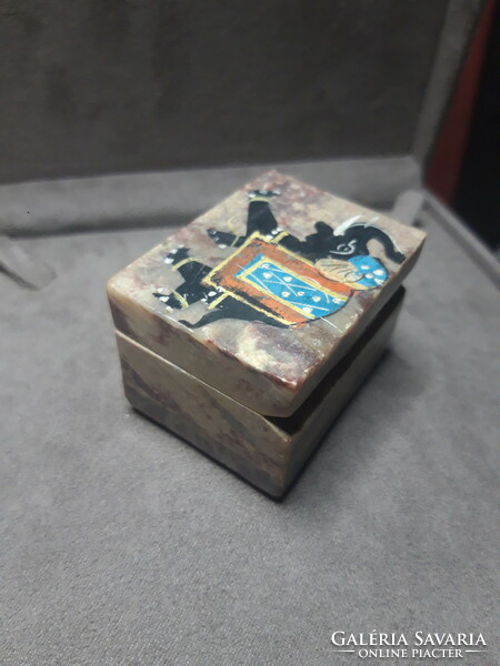 Elephant marble box