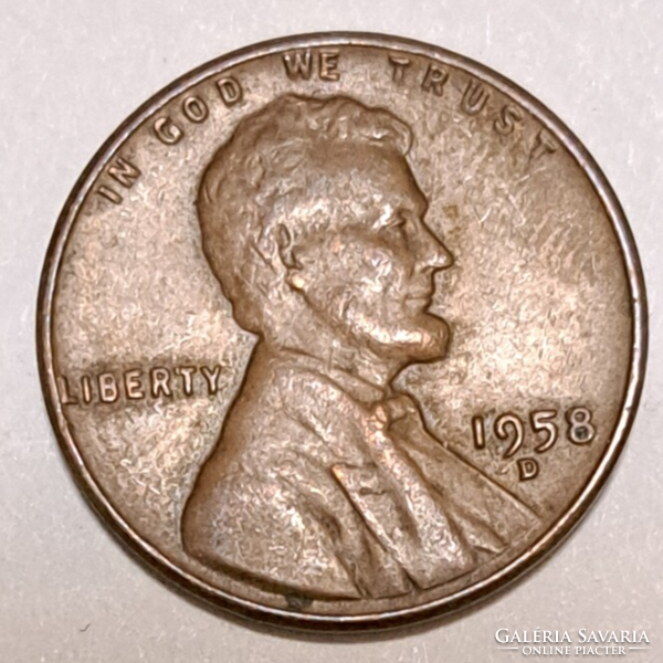 USA 1 Cent 1958. (1310)