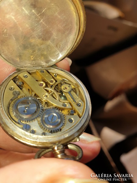 Beautiful silver pocket watch