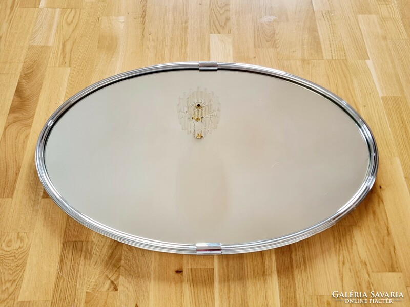 Oval vintage mirror, large size