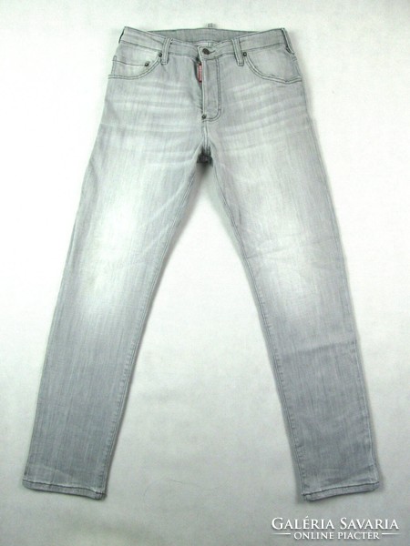 Original dsquared2 (w31) men's gray distressed stretch jeans