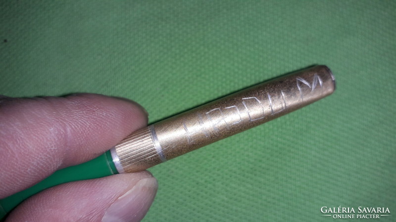 1980.cca ICO Írószergyáras fém - műanyag , arany - benetton zöld golyóstoll a képek szerint