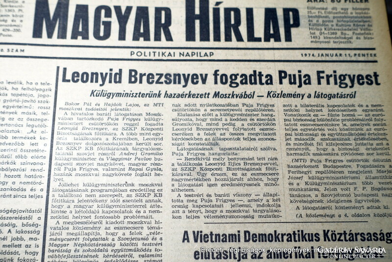 50.! SZÜLETÉSNAPRA :-) 1974 április 2  /  Magyar Hírlap  /  Ssz.:  23137