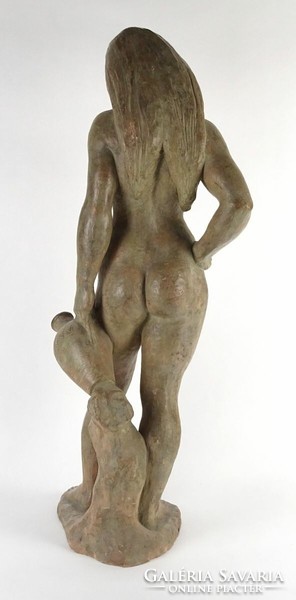 1P605 Ödón takács (1904-1979) : 1949 large ceramic sculpture 