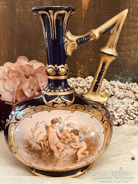 Jelenetes Zsolnay  váza