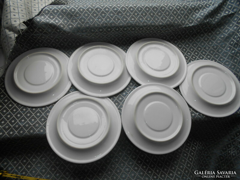 6 pieces of original julius mein cafe thick village porcelain plates with nutmeg heads