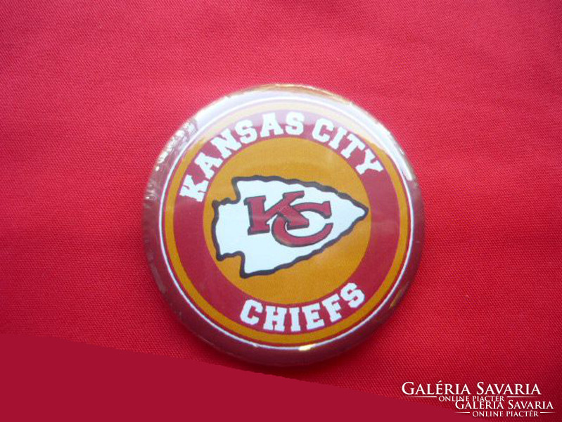 Kansas city chiefs plastic badge
