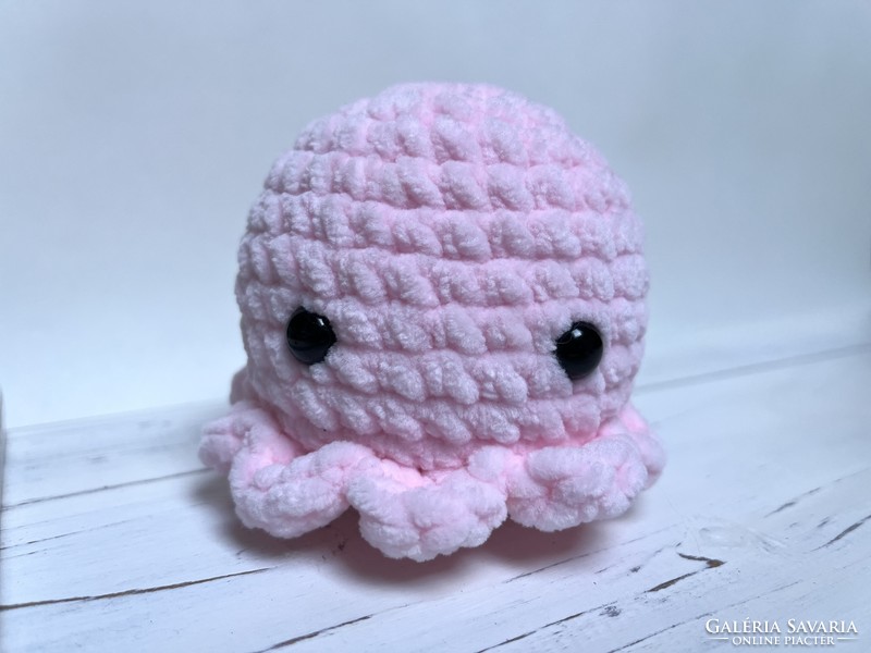 Crocheted plush octopus