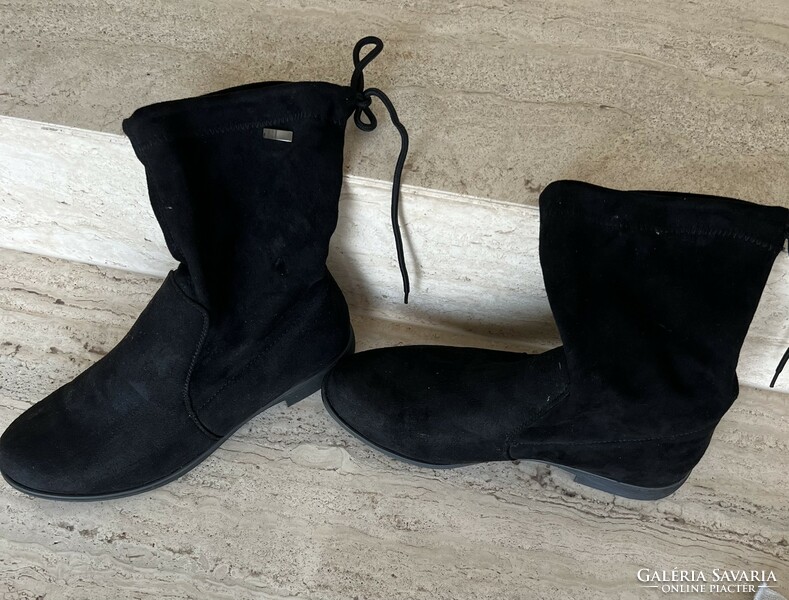Weide black suede boots 40