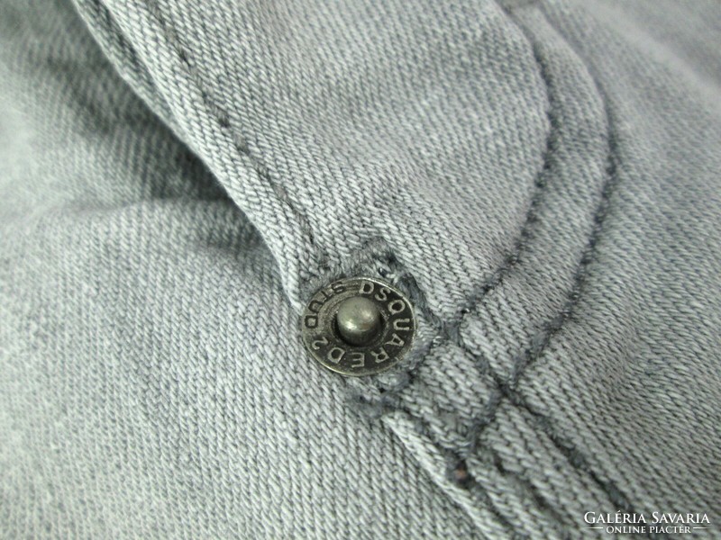 Original dsquared2 (w31) men's gray distressed stretch jeans