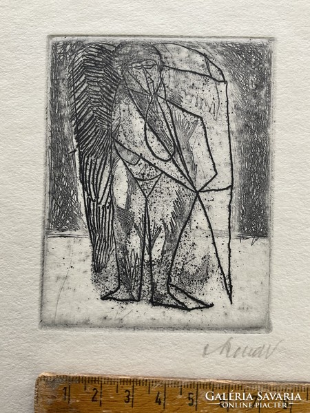 Béla Kondor, 13 etchings in a folder.