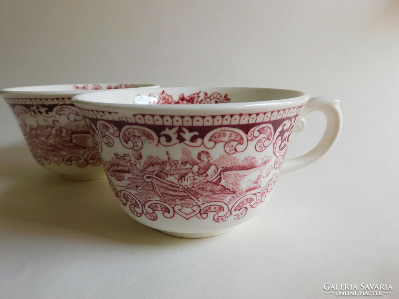 Royal sphinx maastricht 1920 tea cups with old cambridge pattern