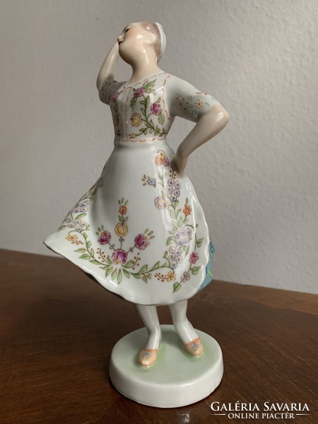Zsolnay ballerina porcelain