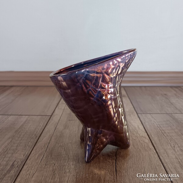 Old modern Zsolnay eozin-glazed teapot vase