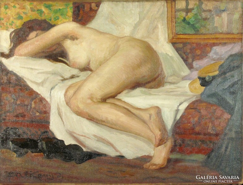 István F. Alkony: female nude
