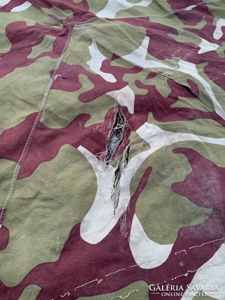 Old shroud camouflage blanket 1939 beautiful sharp colors very nice