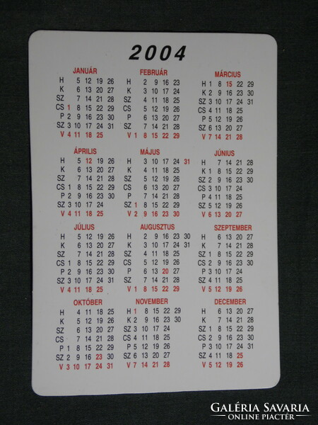 Card calendar, 20 years of Krausz agricultural specialty store, Pilisvörösvár, 2004, (6)