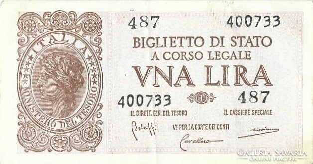 1 lira 1944 Olaszország 2.