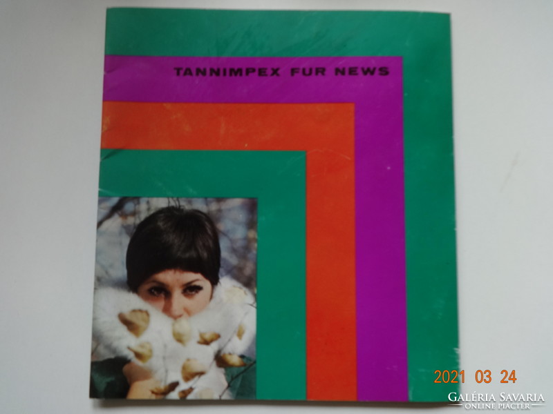 Retro brochure: tannimpex fur fashion - in English and German