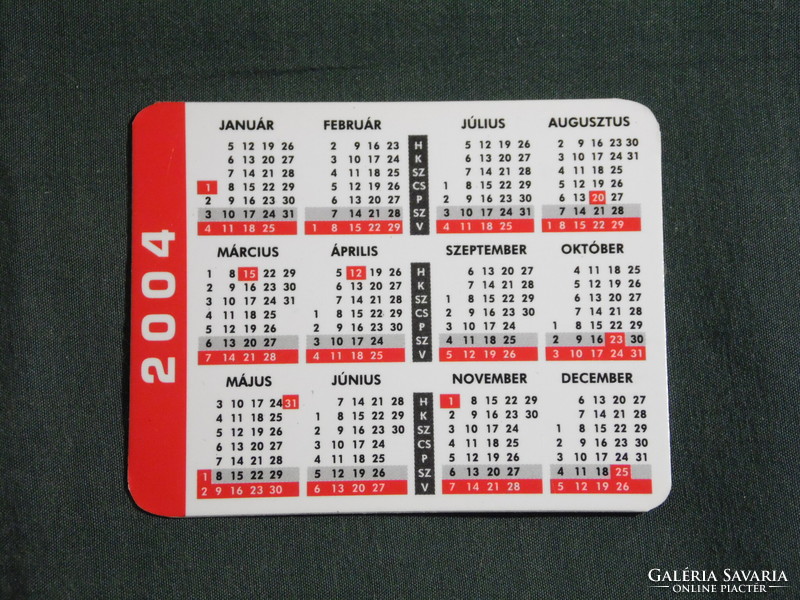 Card calendar, smaller size, mao shoes clothing fashion stores, budapest westend, female model, 2004, (6)