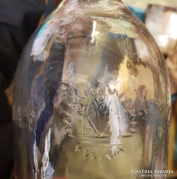 Old mineral water glass / bottle with 