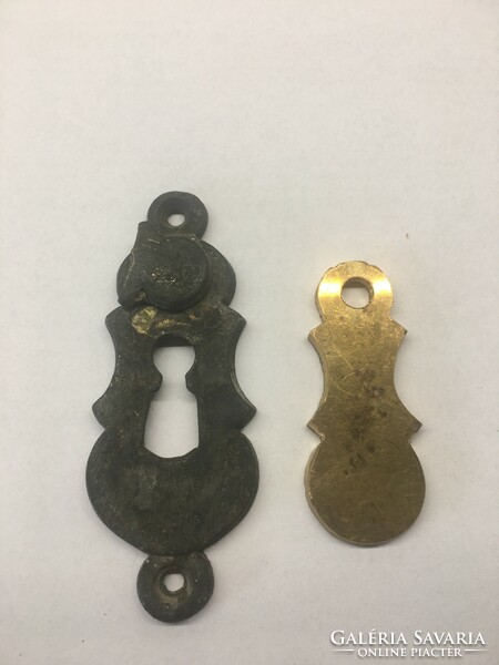 2 copper keyhole covers per piece