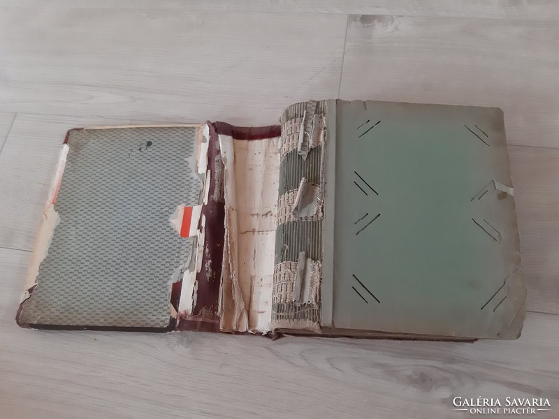 Old photo album, postcard album