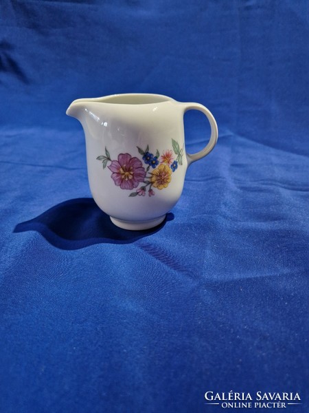 Alföldi porcelán színes virágmintás 8cm kiöntő