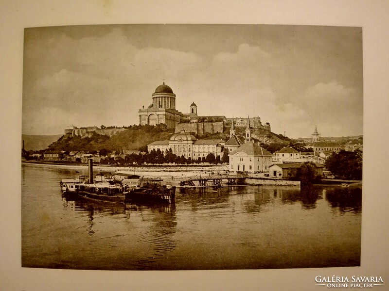 Esztergom, D.G.T. album. első Császári és Királyi Dunagőzhajózási társaság, Franz Joseph I.,