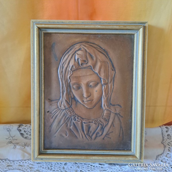 Madonna copper image