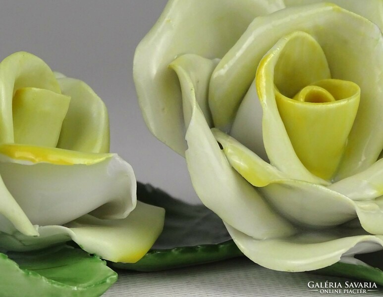 1Q453 Régi sérült Herendi porcelán rózsa 4 darab