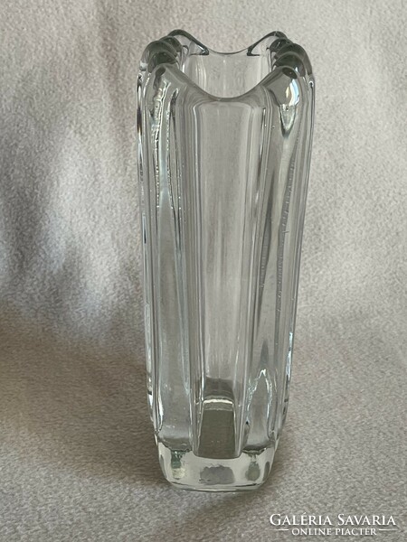František vízner glass vase sklo union rudolfova glass factory (u0023)
