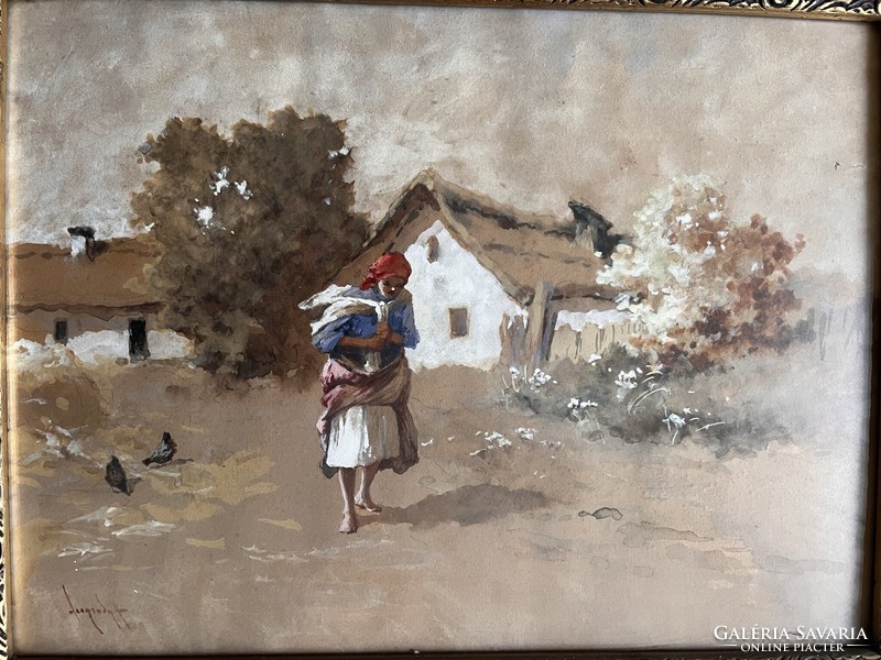 Neogrády antal: picture of village life