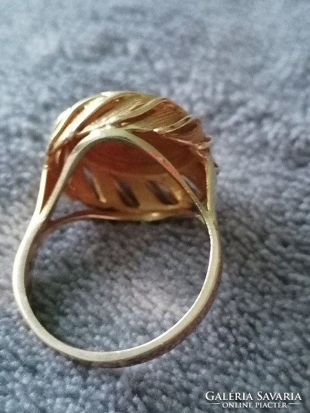 Coin gold ring