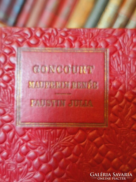 1909-Classic novel library-Réva industrial art binding excellent-Mauperin Renée - Faustin Julia-2 short novels