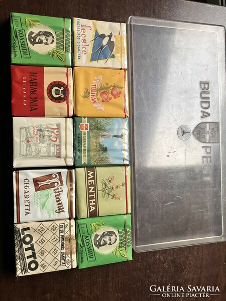 Retro cigarette collection