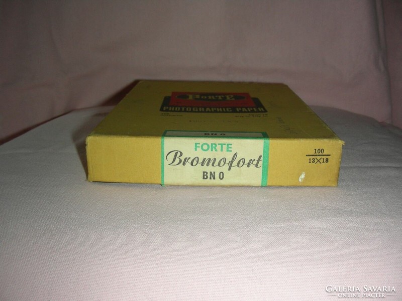 Retro forte photo paper box