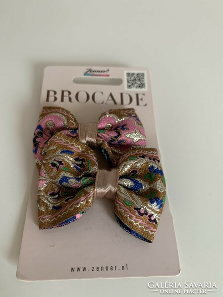 New 2 zenner brocade bow hair clip hair clip hair clip hair accessories