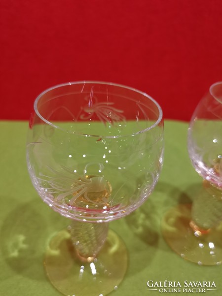 Pieroth Römer glass glass in amber
