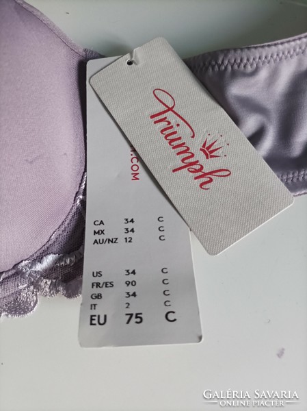 75C triump brand new bra with label, small ink stain (I took a photo - last picture)