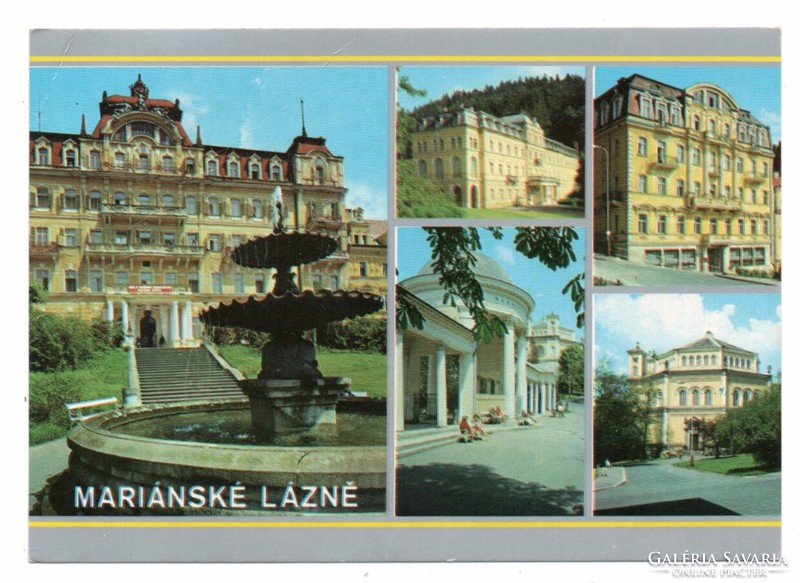 Photo postcard with postmark, clear
