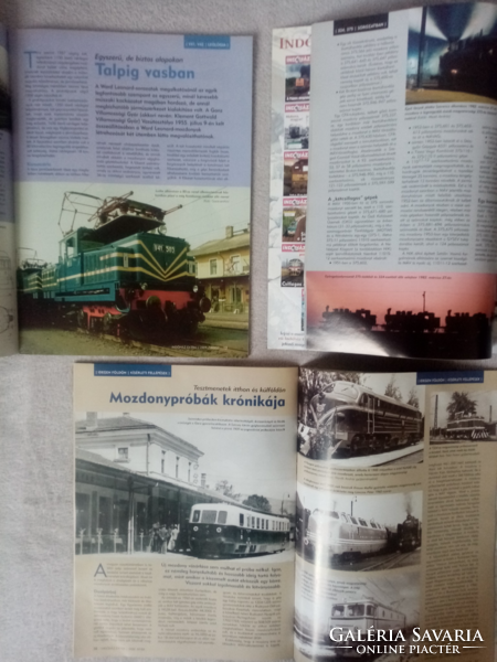 Indóház Extra (vasúti magazin) 2009.Tavasz/Nyár. 2010.Tél. kiadások eladók