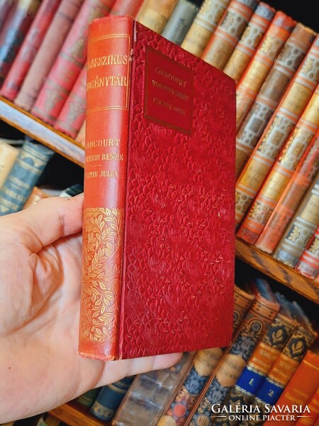 1909-Classic novel library-Réva industrial art binding excellent-Mauperin Renée - Faustin Julia-2 short novels