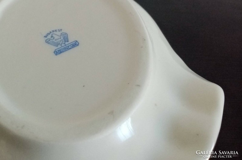 Retro. Aquincum virágmintás porcelán hamutál eladó