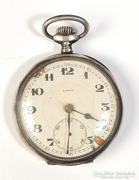 I'm selling everything today!!! :) Antique lanco silver men's pocket watch