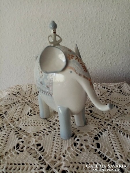 Rare aquincum art deco autumn tailor Antonia porcelain elephant