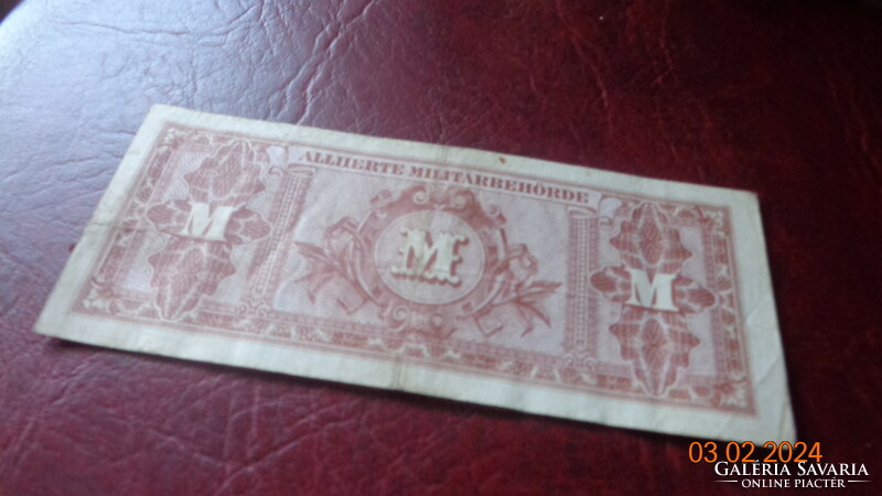 20 Marks 1944. II. Federal military currency at the end of Vh. German transitional money