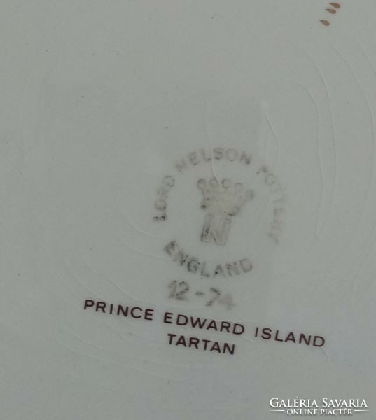 Vintage. Lord Nelson Pottery England 12-74  porcelán dísztál eladó