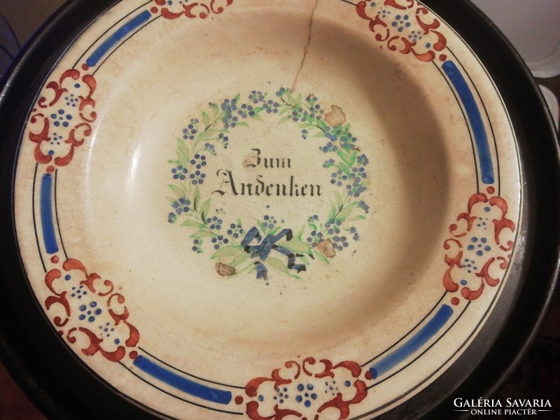 Antique novotny altrohlau wall plate, decorative plate