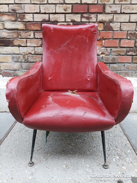 Mid century Italian armchair, lady chair by marco zanuso